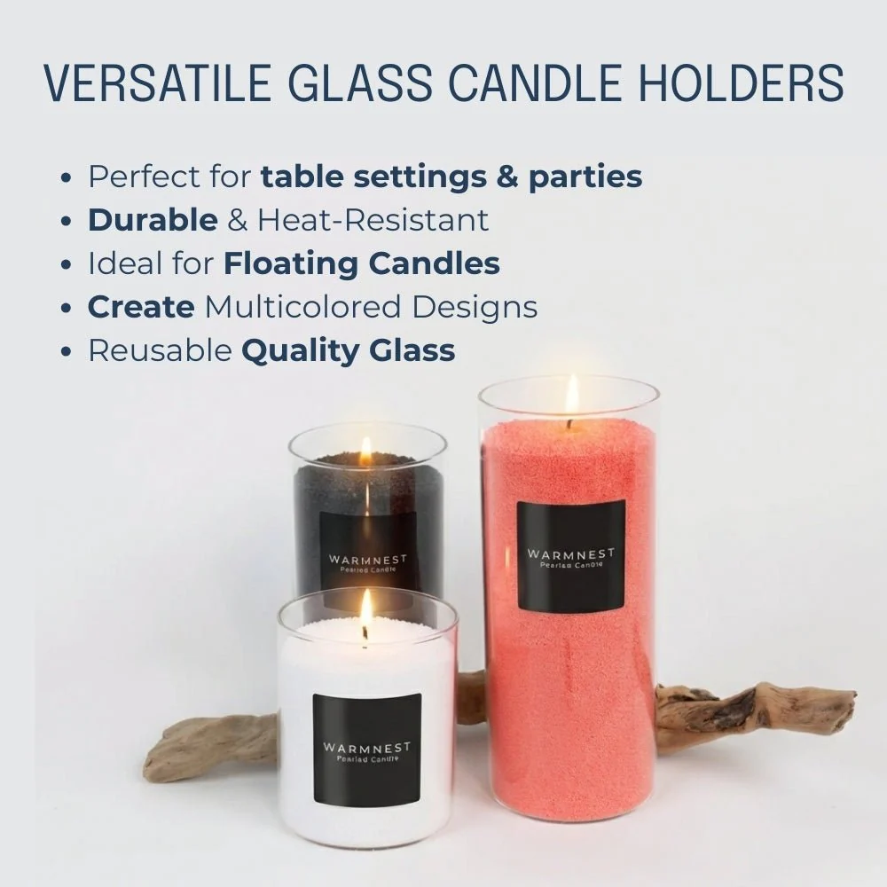 Candle Glass Cylinder - Image 5