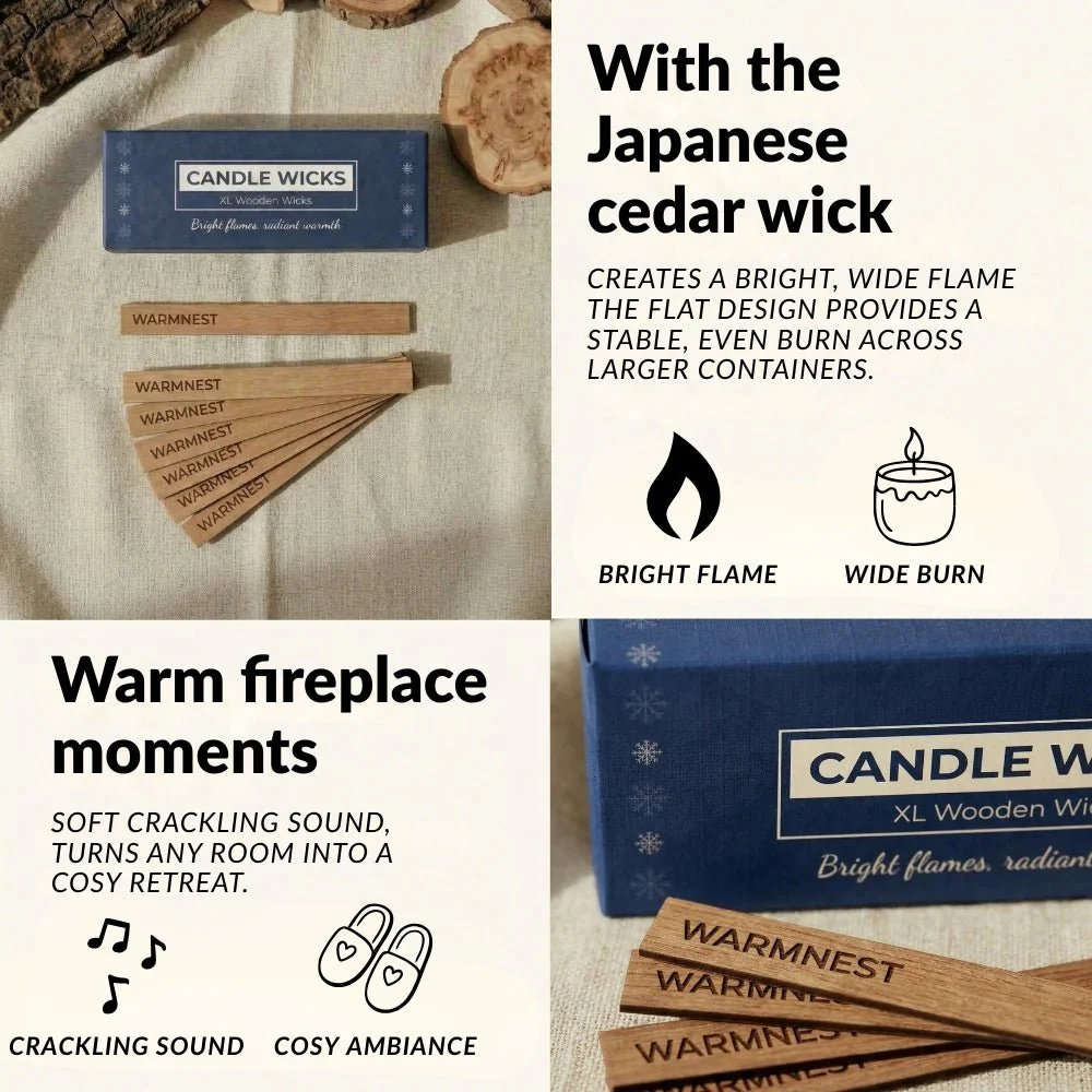 Wooden Candle Wick - Image 4